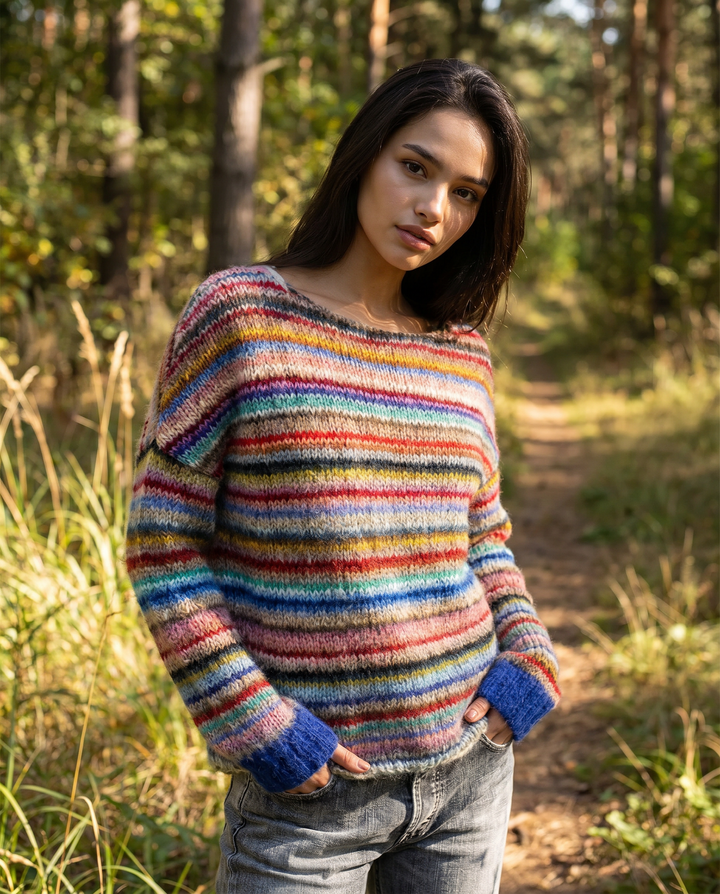 Elsa | Bequemer Streifenpullover