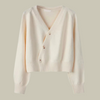 Estelle | V-Ausschnitt Cardigan mit Knopfverschluss