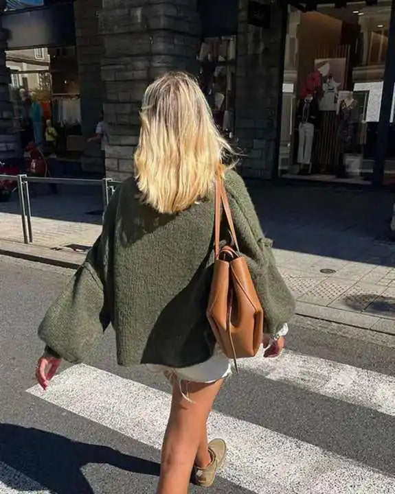 Juni | Bequemer Oversize-Strickpullover