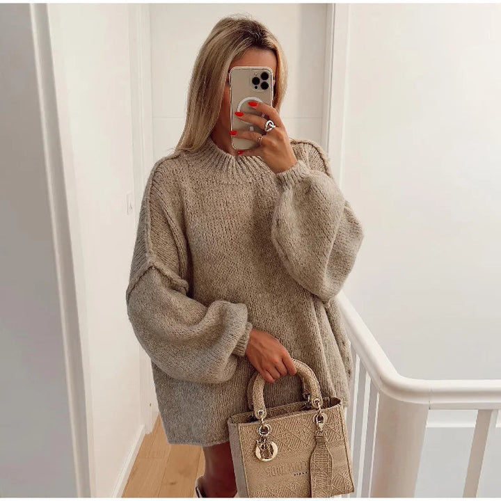Juni | Bequemer Oversize-Strickpullover