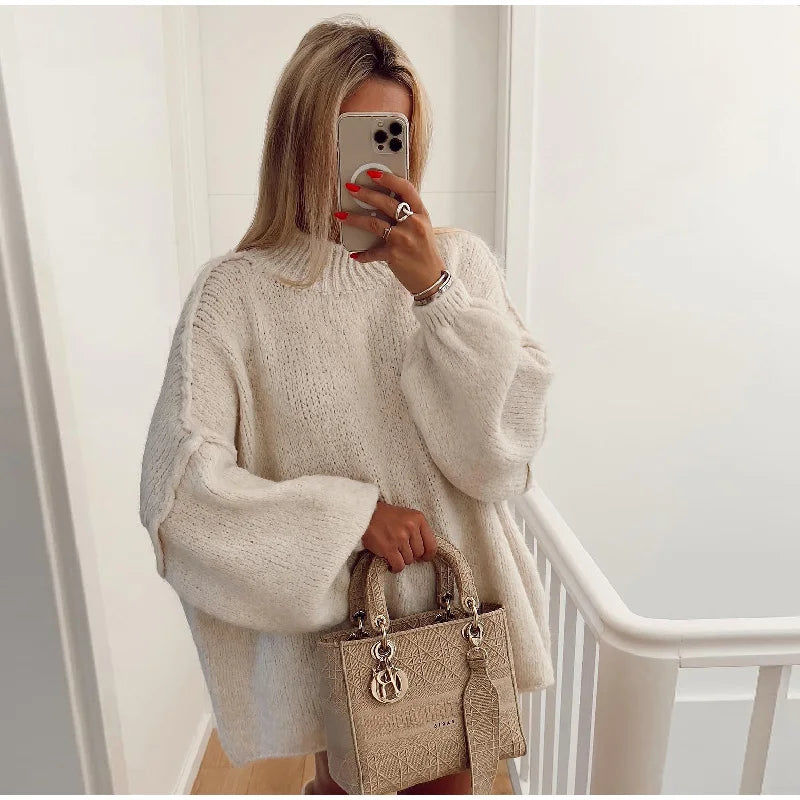 Juni | Bequemer Oversize-Strickpullover