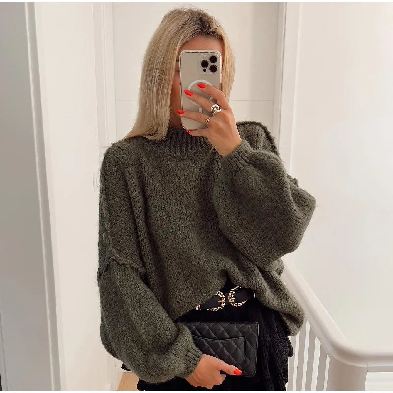 Juni | Bequemer Oversize-Strickpullover