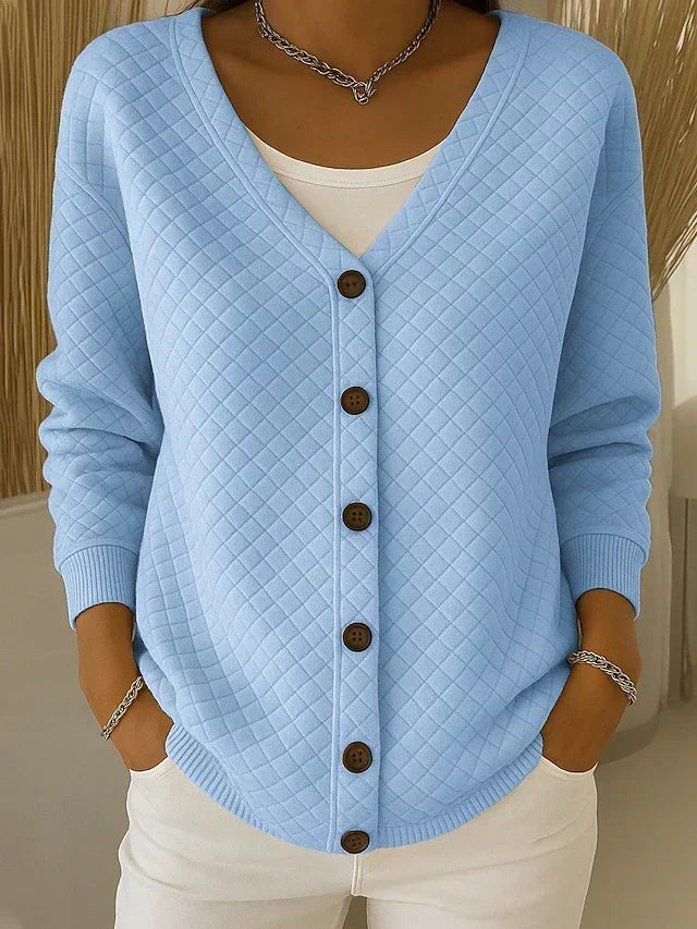 Laverne™ | Stepp-Cardigan mit Knöpfen