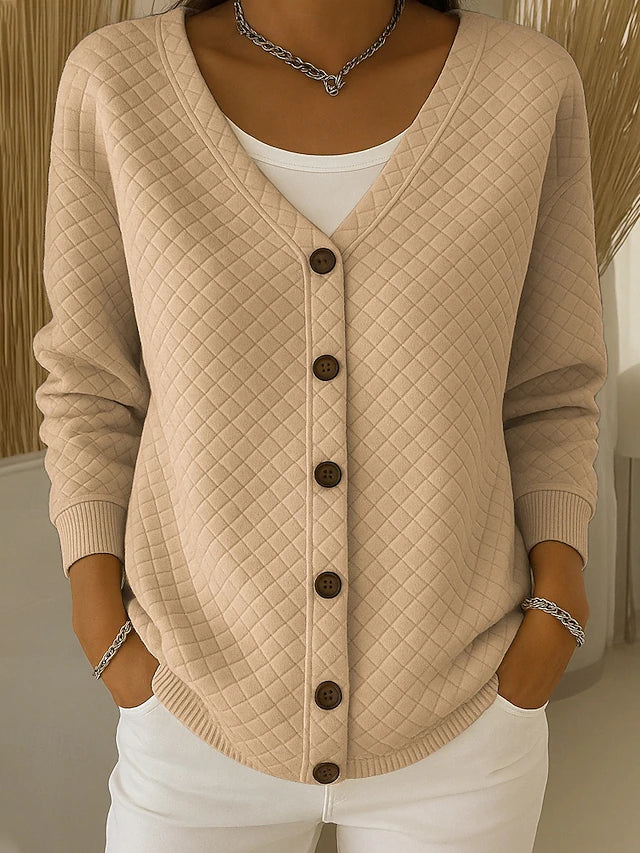 Laverne™ | Stepp-Cardigan mit Knöpfen