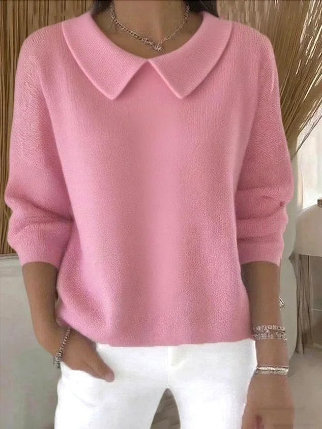 Carmen | Lässiger Pullover mit Kragen