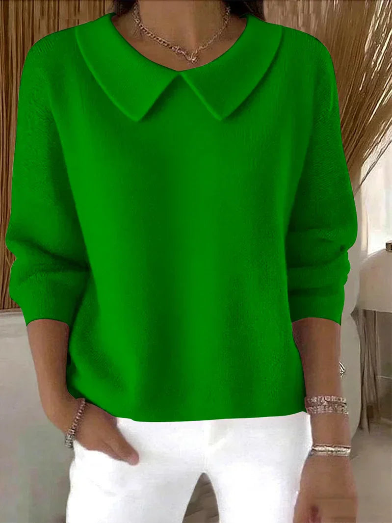 Carmen | Lässiger Pullover mit Kragen