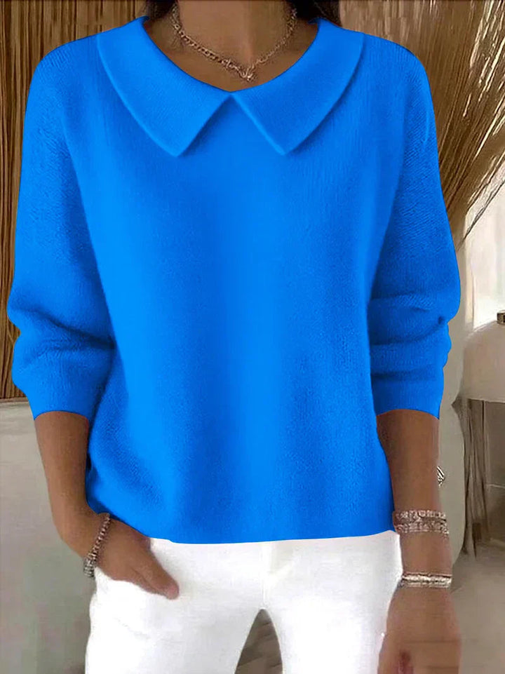 Carmen | Lässiger Pullover mit Kragen