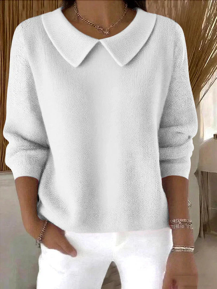 Carmen | Lässiger Pullover mit Kragen