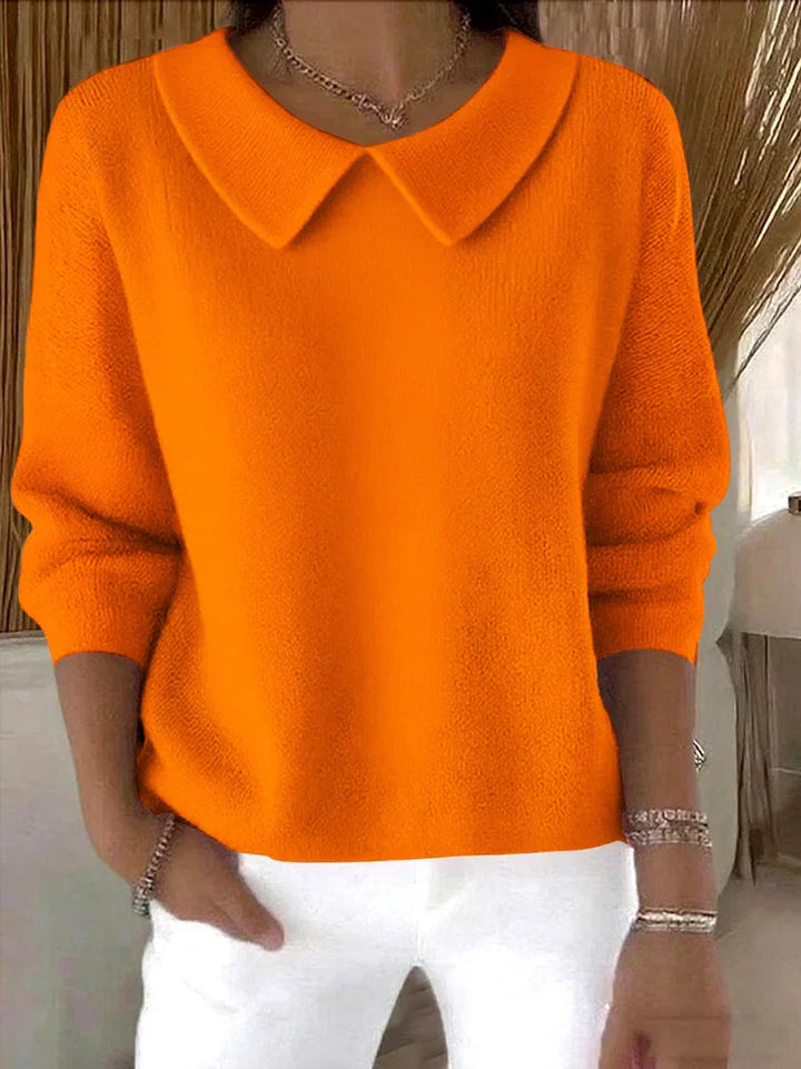 Carmen | Lässiger Pullover mit Kragen