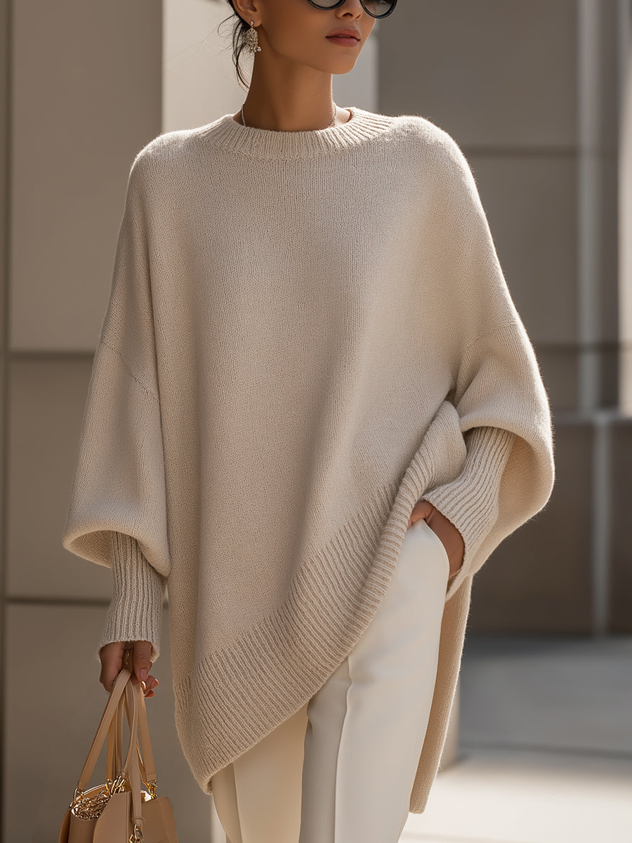 Isolde | Oversize Drapierter Pullover