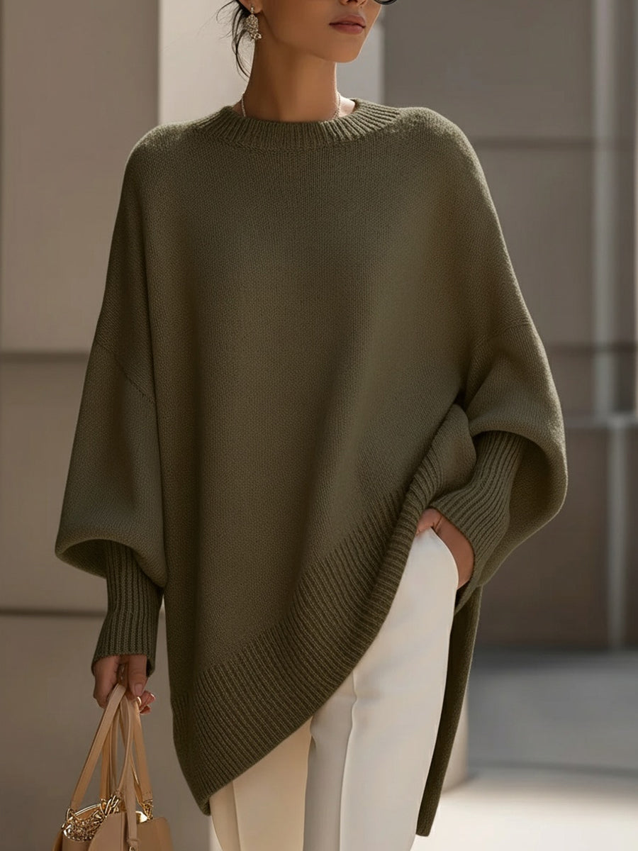 Isolde | Oversize Drapierter Pullover