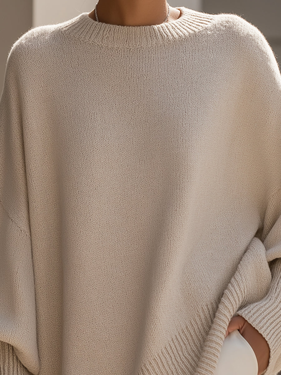Isolde | Oversize Drapierter Pullover