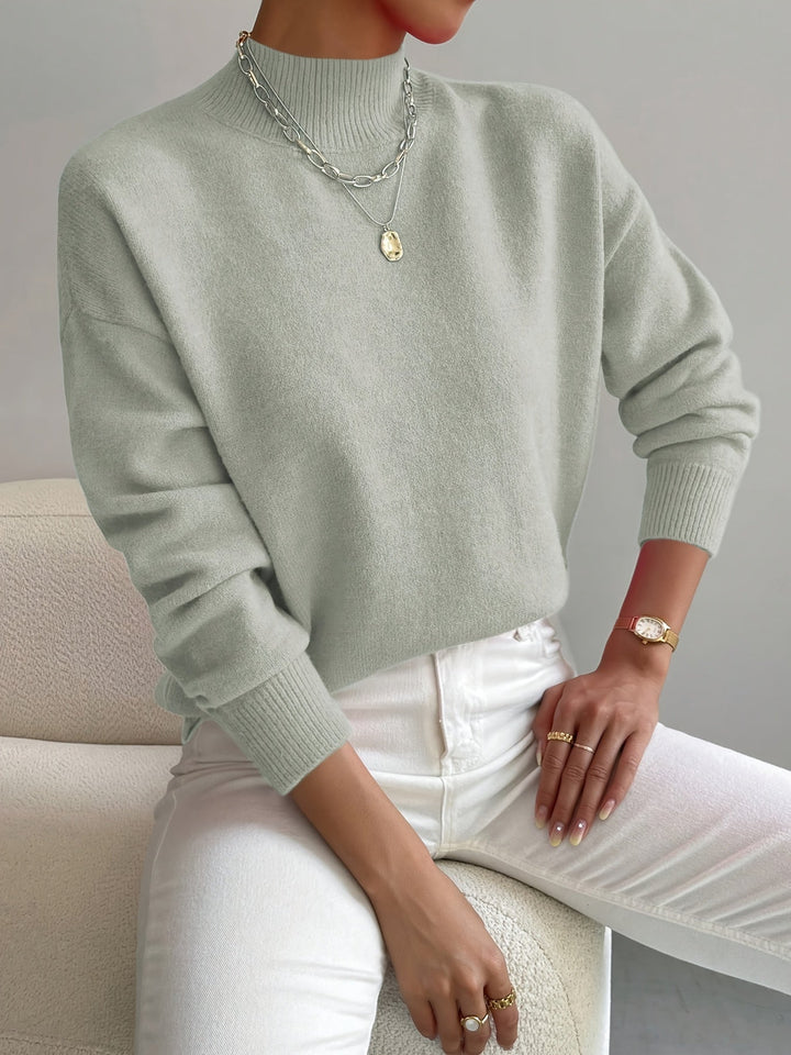 Harper | Pullover mit hohem Kragen