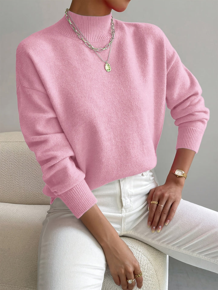 Harper | Pullover mit hohem Kragen