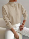 Harper | Pullover mit hohem Kragen