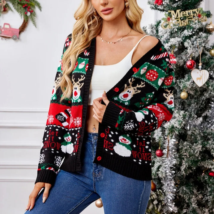 Gretchen | Festlicher Knopf-Cardigan