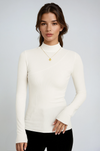 Vivienne | Elegantes Oberteil mit Stehkragen