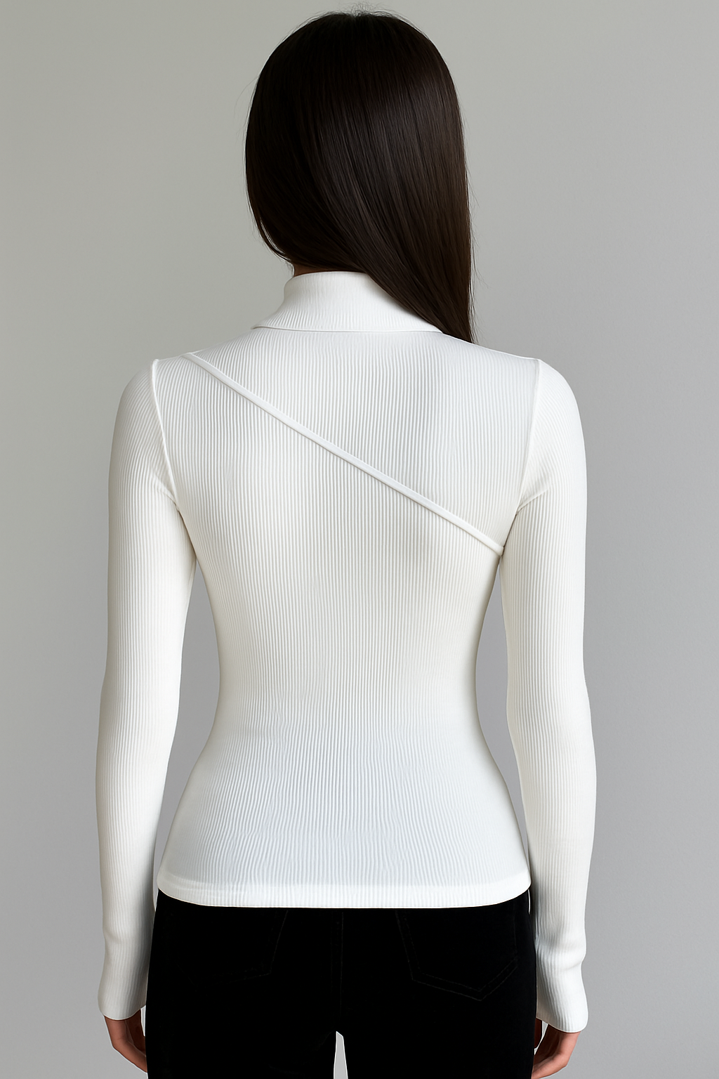 Vivienne | Elegantes Oberteil mit Stehkragen