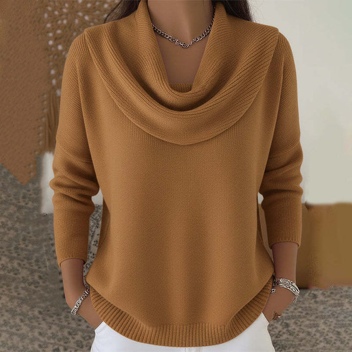 Barbara | Drapierter Pullover