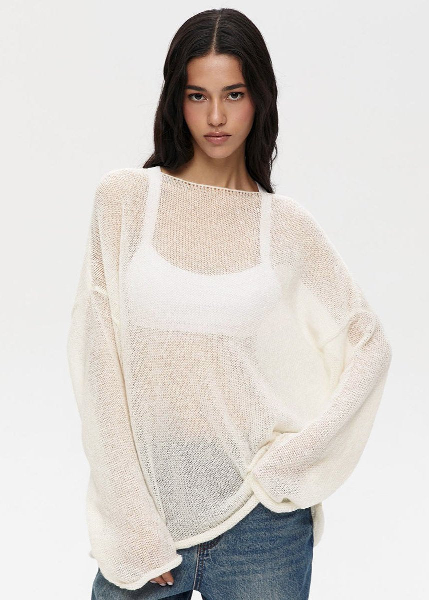 Elise | Leichter Pullover mit Bootsausschnitt