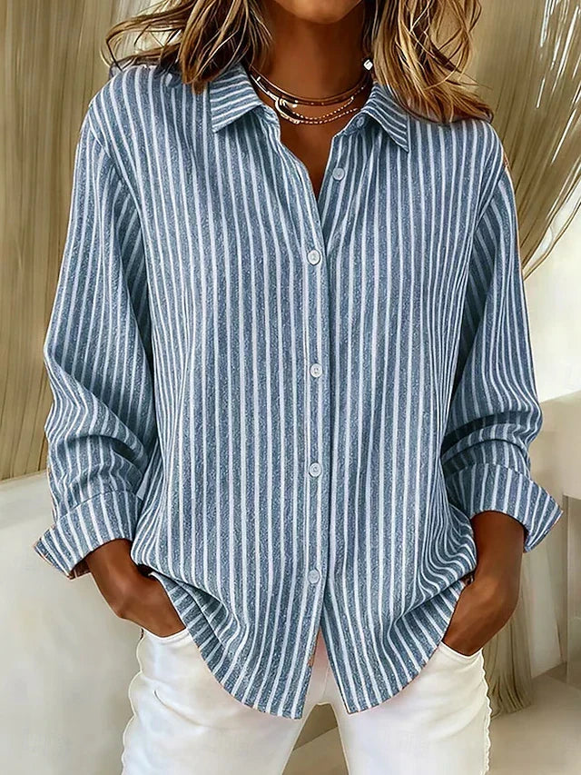 Jacqueline™ | gestreiftes Button-Down Hemd