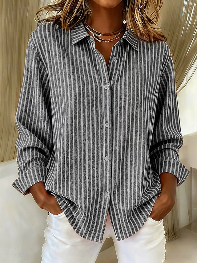 Jacqueline™ | gestreiftes Button-Down Hemd