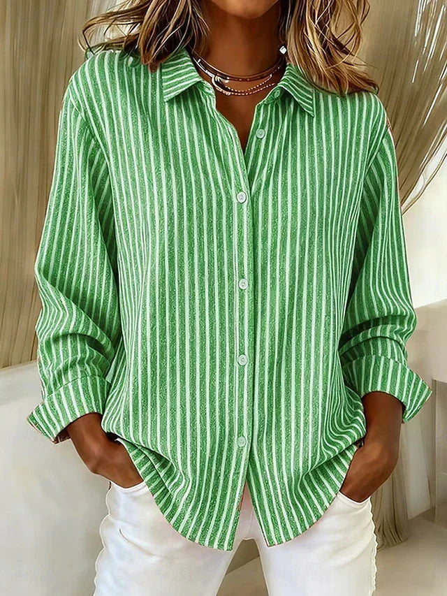 Jacqueline™ | gestreiftes Button-Down Hemd