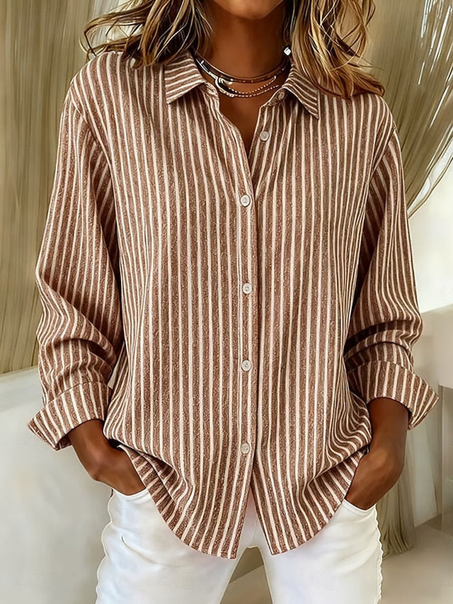 Jacqueline™ | gestreiftes Button-Down Hemd