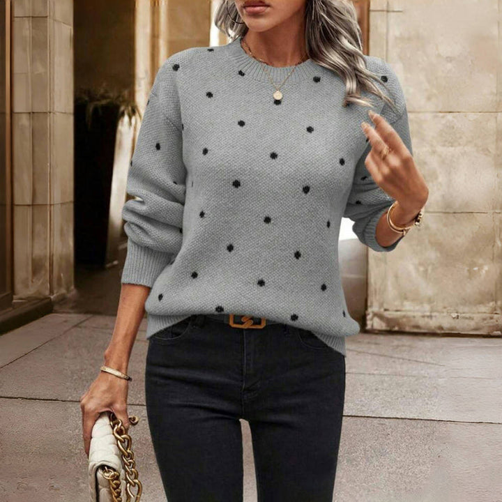 Sorgfalt | Bequemer Pullover mit Punkten
