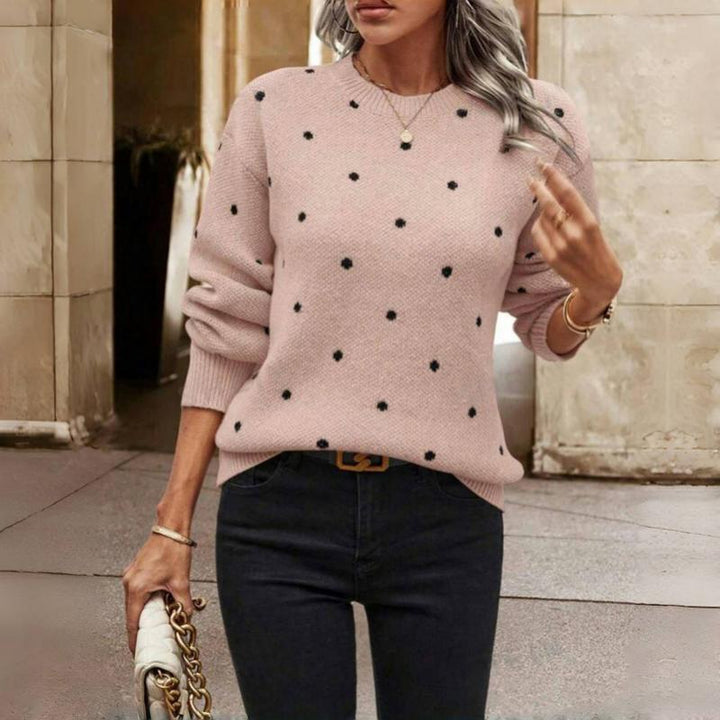 Sorgfalt | Bequemer Pullover mit Punkten