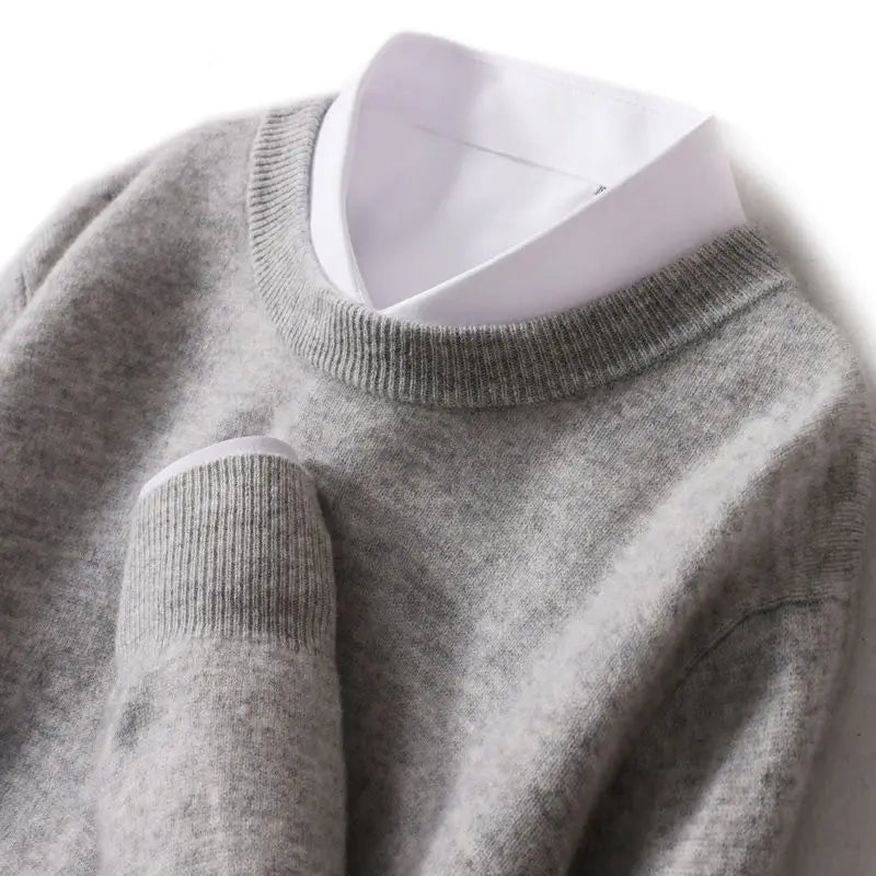 Lucy | Weicher Wollpullover mit Rundhalsausschnitt