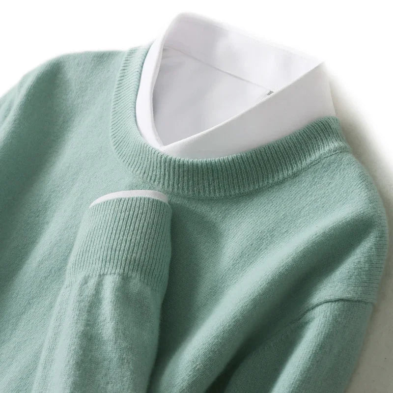 Lucy | Weicher Wollpullover mit Rundhalsausschnitt