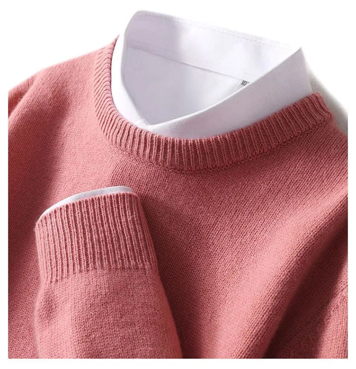 Lucy | Weicher Wollpullover mit Rundhalsausschnitt