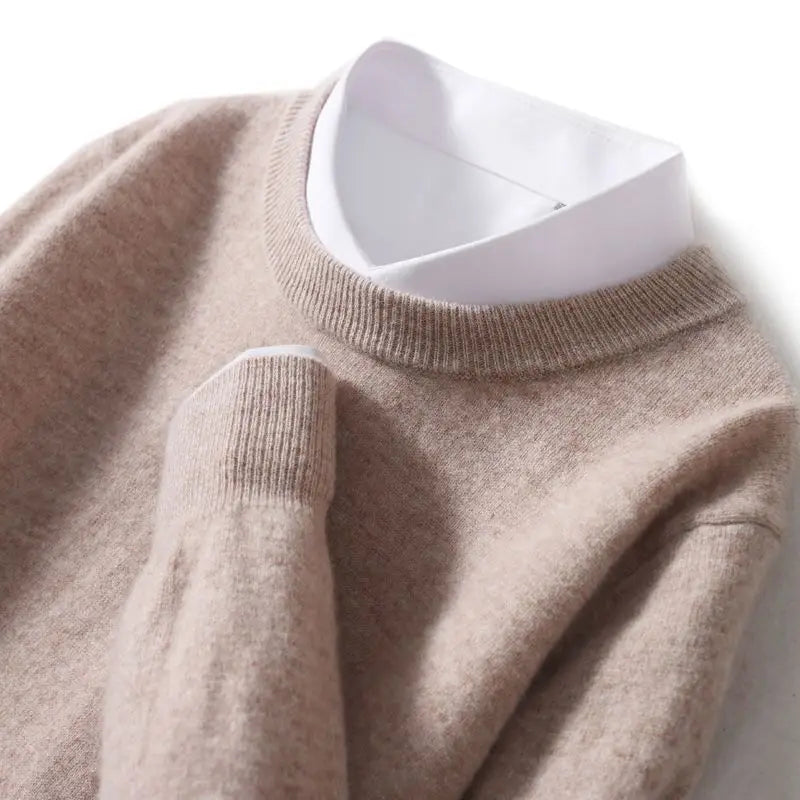 Lucy | Weicher Wollpullover mit Rundhalsausschnitt