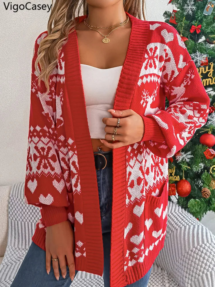 Wynter | Festlicher Weihnachts-Cardigan
