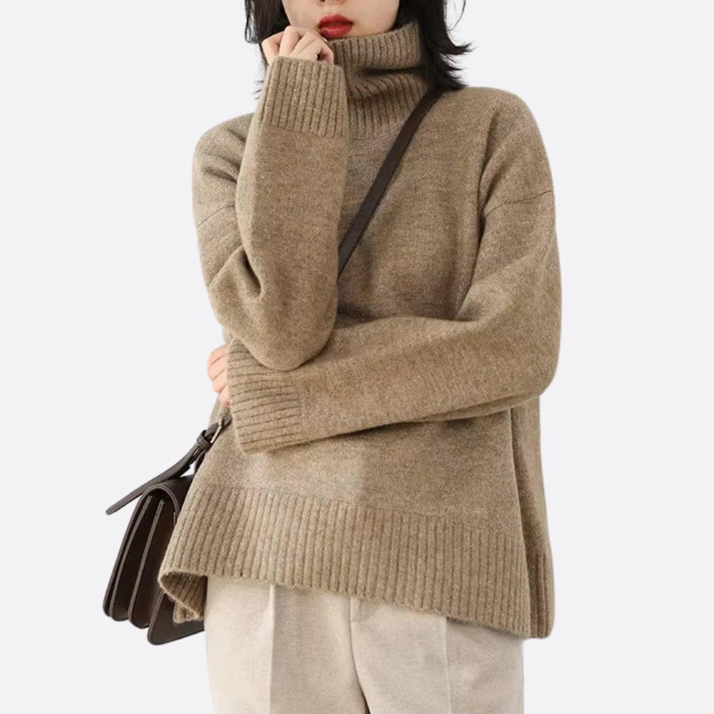 Elowen | Lässiger Rollkragenpullover