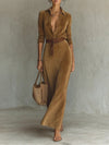 Isla | Wildleder Maxikleid