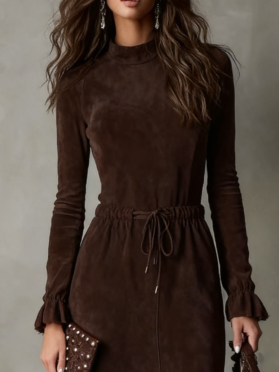 Ella | Midi-Kleid mit Kordelzug