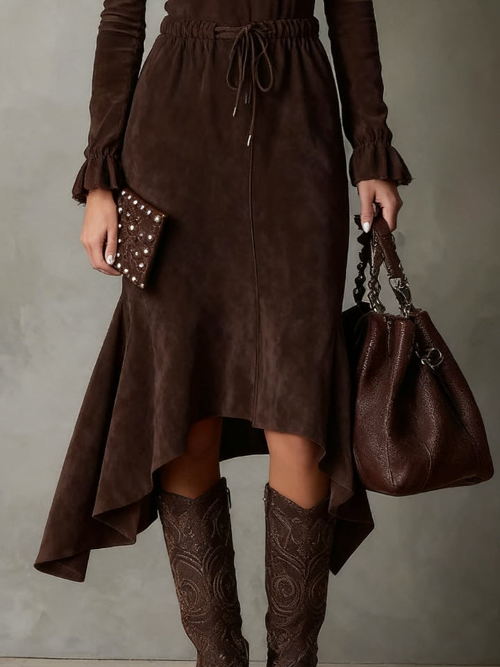 Ella | Midi-Kleid mit Kordelzug