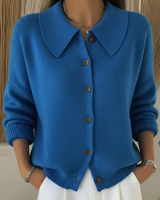 Vespera™ | Knopfkragen Cardigan
