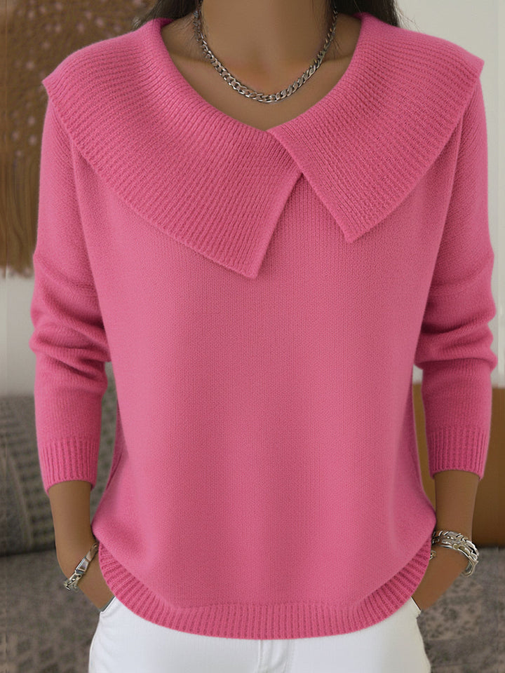 Sunnora™ | warmer Pullover mit weichem Kragen