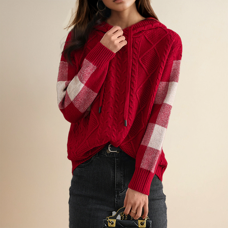 Emily | Kapuzenpullover aus Strick