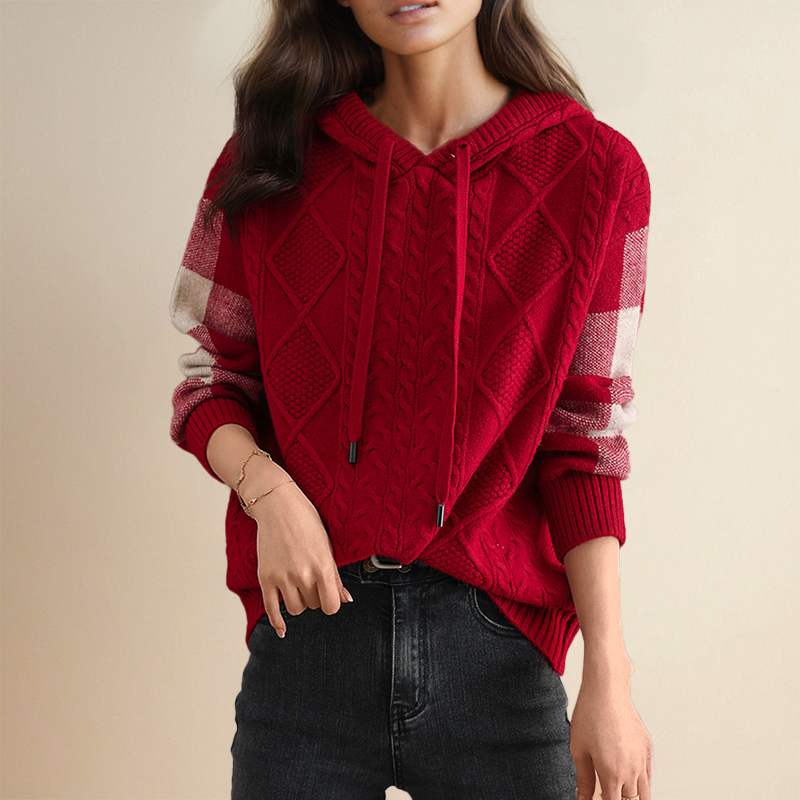 Emily | Kapuzenpullover aus Strick