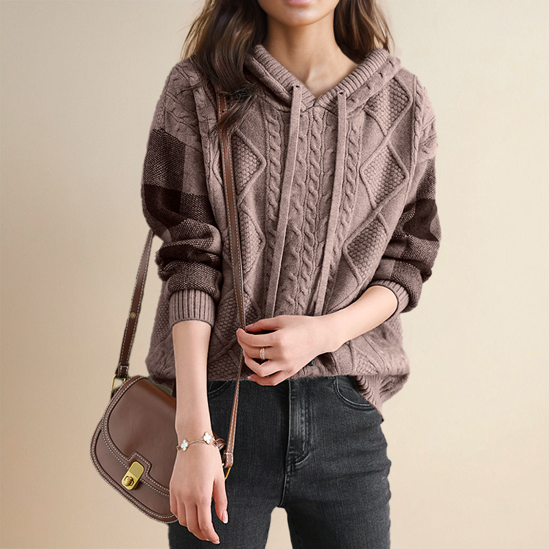 Emily | Kapuzenpullover aus Strick