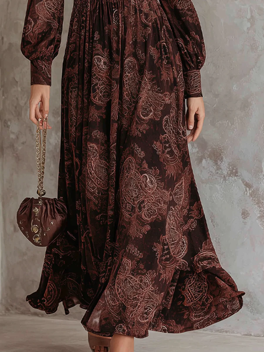 Mia | Tailliertes Maxikleid
