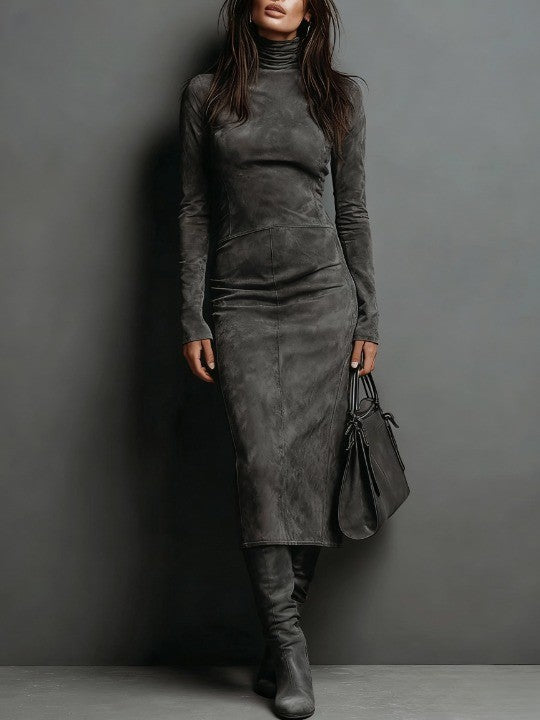 Sophie | Midi-Kleid mit langen Ärmeln