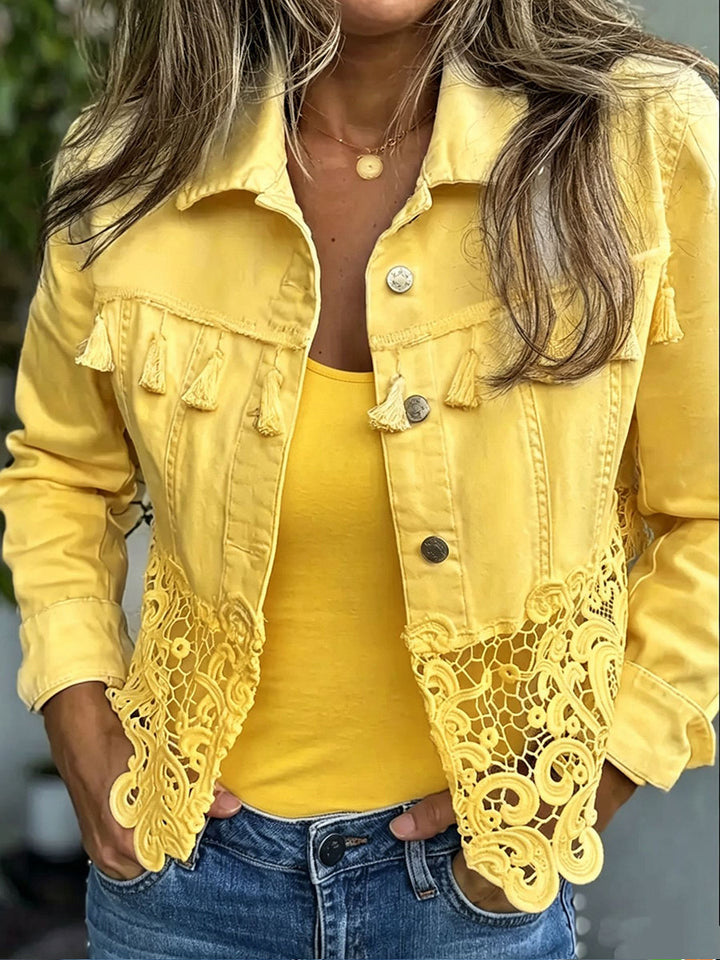 Kambria™ | Fransen- und Spitzenjacke