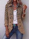 Tawny™ | Vintage-Leopard-Gradient-Rüschjacke