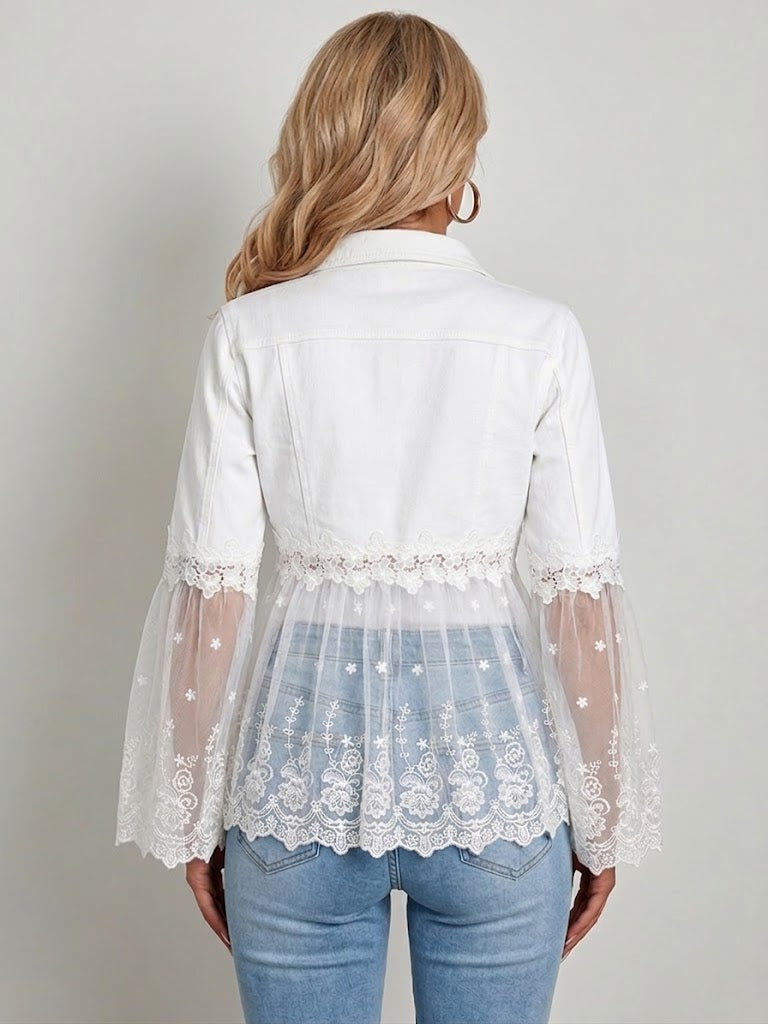 Sunnelace™ | Spitzen-Panel-Jacke