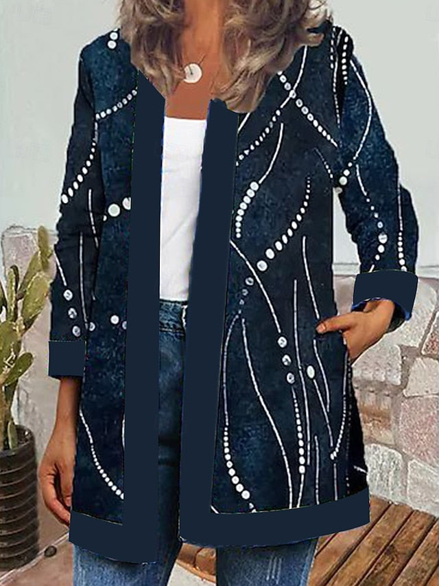 Briony™ | Gepatchte Steppjacke mit Blumenmuster
